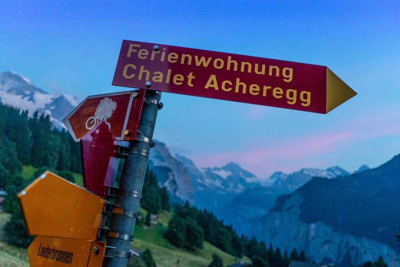 Chalet Acheregg Wengen Luaran gambar