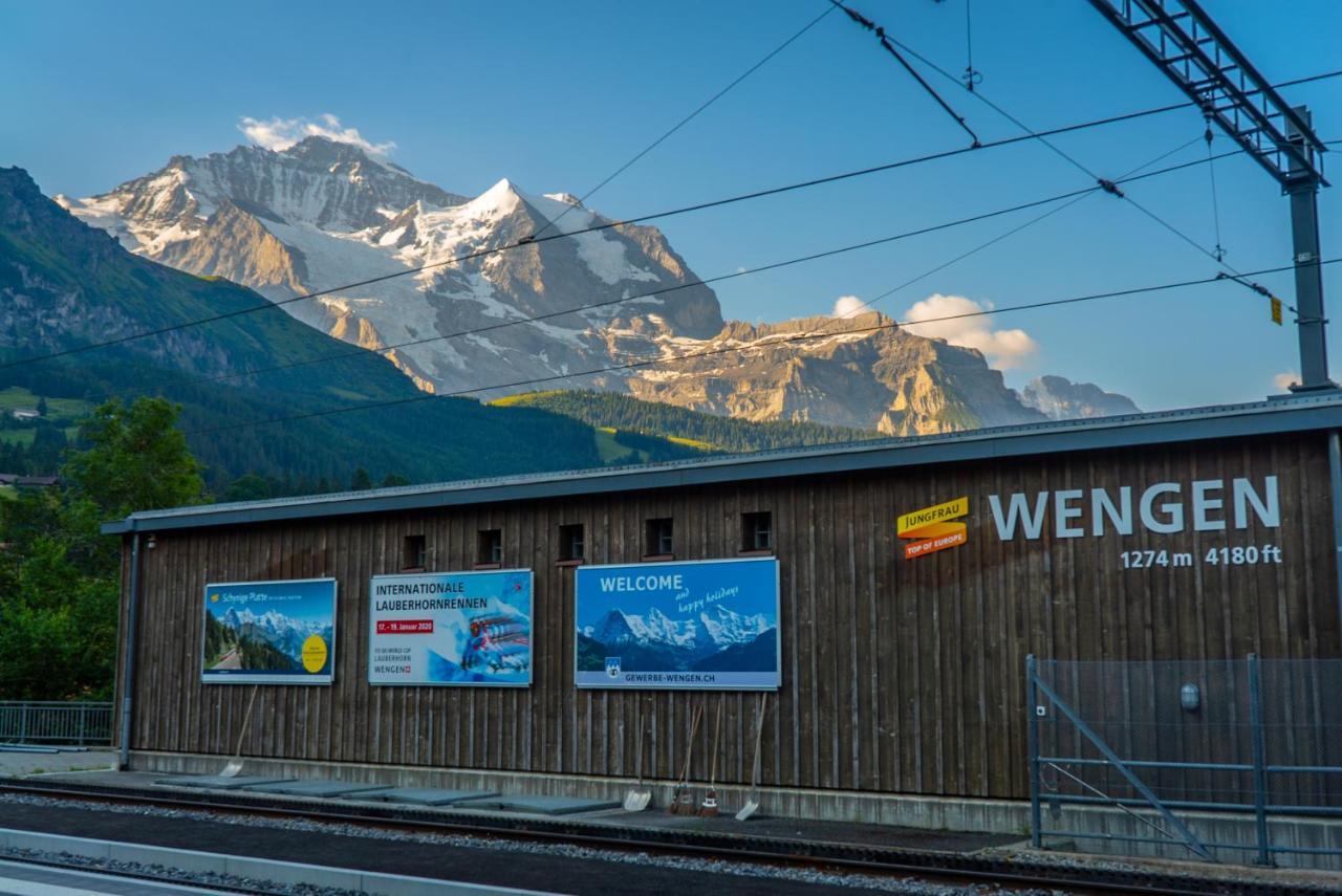 Chalet Acheregg Wengen Luaran gambar